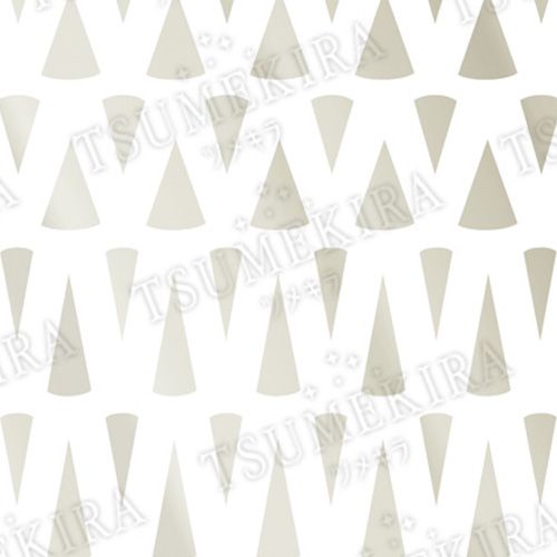 【es】三角パーツ ホワイトゴールド【ゆうパケット】