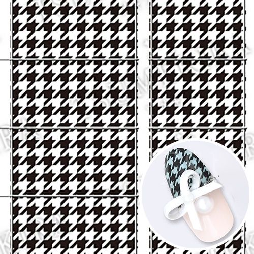 千鳥格子フレンチ 黒【お取り寄せ】【ゆうパケット】