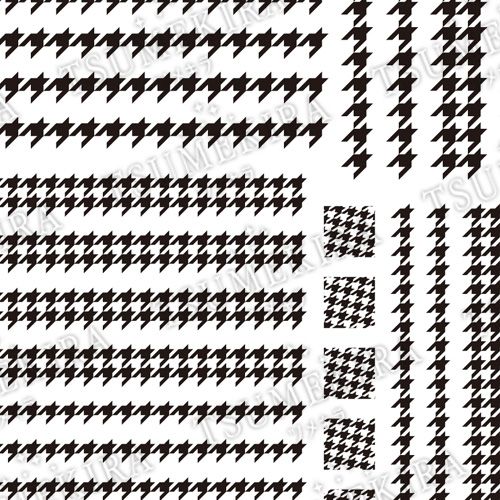 千鳥格子ver.2 ブラック【お取り寄せ】【ゆうパケット】