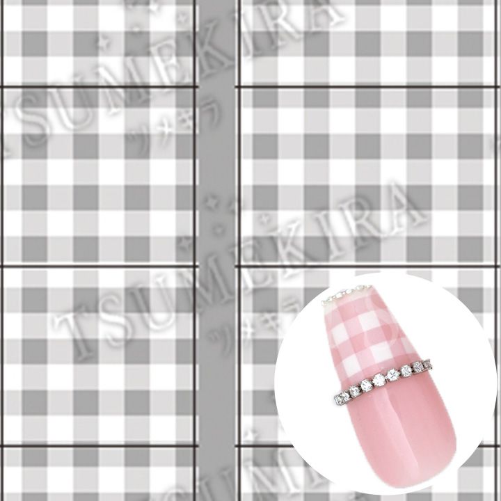 ギンガムチェック 白【お取り寄せ】【ゆうパケット】