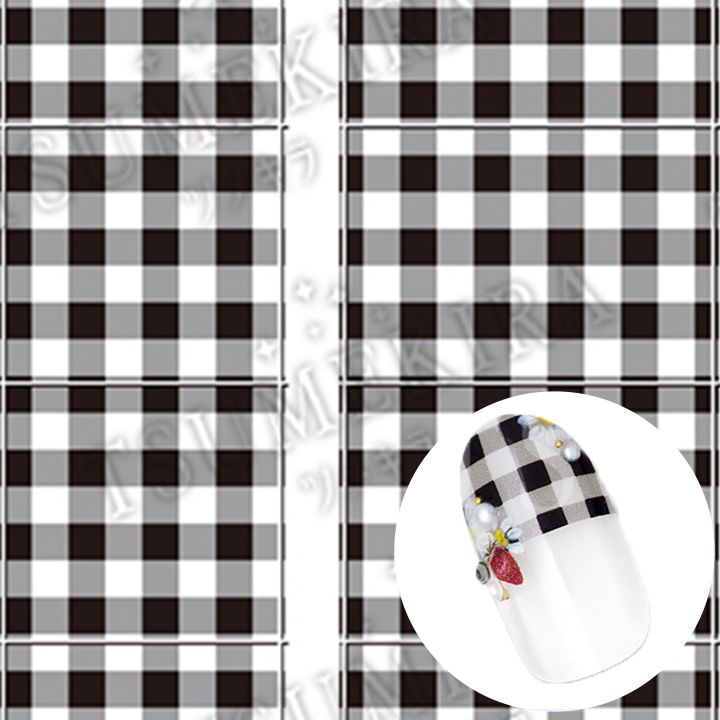 ギンガムチェック 黒【お取り寄せ】【ゆうパケット】