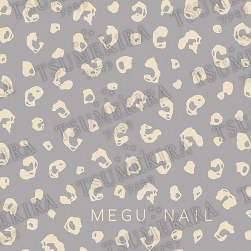 MEGU NAILプロデュース MEGUレオパード BEIGE【ゆうパケット】