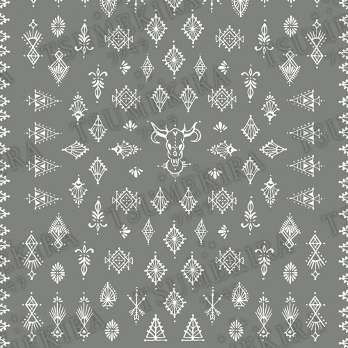 【Vicky Wuプロデュース6】Aztec art White/アステカアート ホワイト【お取り寄せ】【ゆうパケット】