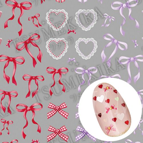 Sweet Ribbon Mix レッド&パープル(Supervised by OLiLicO ゆりし)【お取り寄せ】【ゆうパケット】