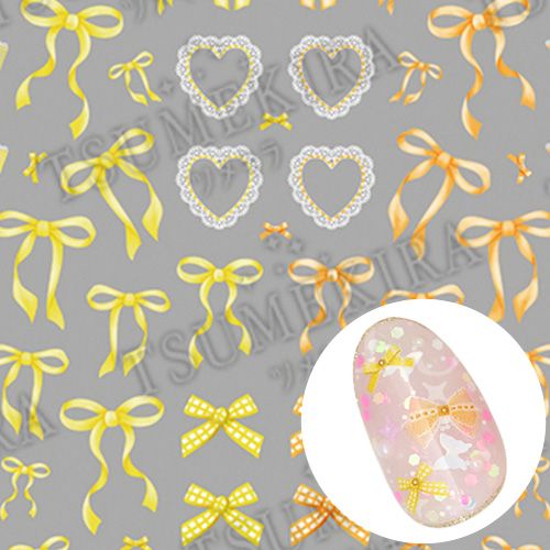 Sweet Ribbon Mix イエロー&オレンジ(Supervised by OLiLicO ゆりし)【お取り寄せ】【ゆうパケット】