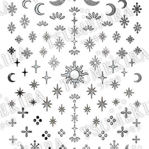 ▲【noble】メタルパーツ シルバー(ジェル専用)【ゆうパケット】