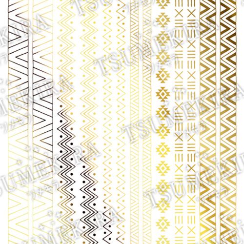 【金銀】ネイティブライン ゴールド【お取り寄せ】【ゆうパケット】