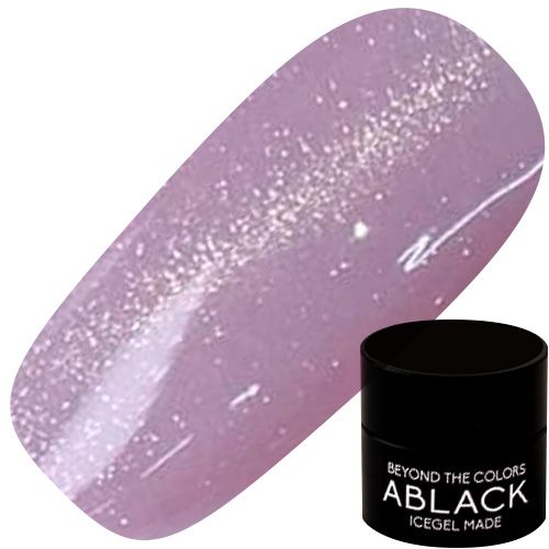 ABLACK ピュアホワイトスターギャラクシージェル 1624 ピンクヴェール