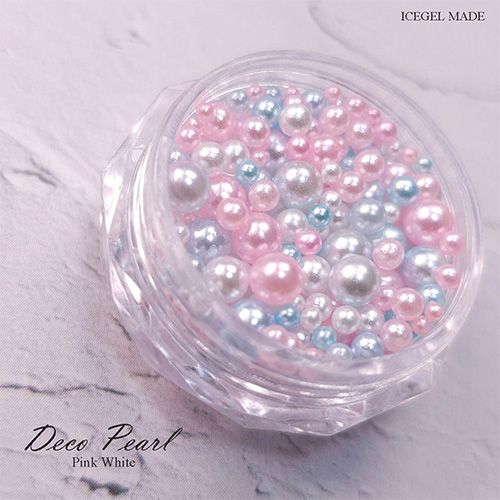 デコパール5 ピンクホワイト【ゆうパケット】