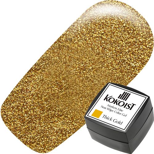 マーカーズライン ノンワイプカラージェル2.5g ML-03 シックゴールド【ゆうパケット】