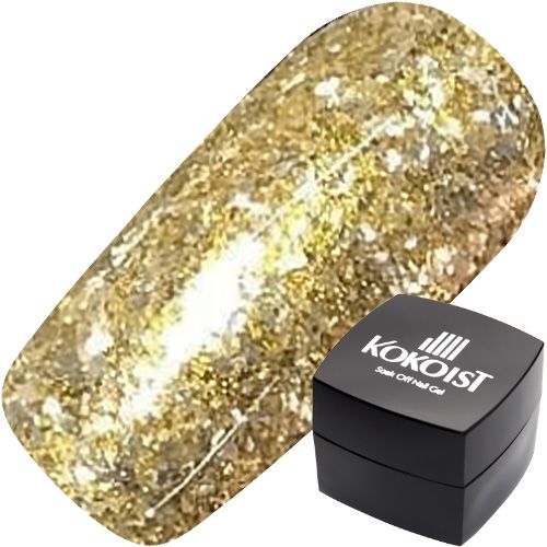 カラージェル2.5g E190 ゴールドスパングリッター【お取り寄せ】【ゆうパケット】