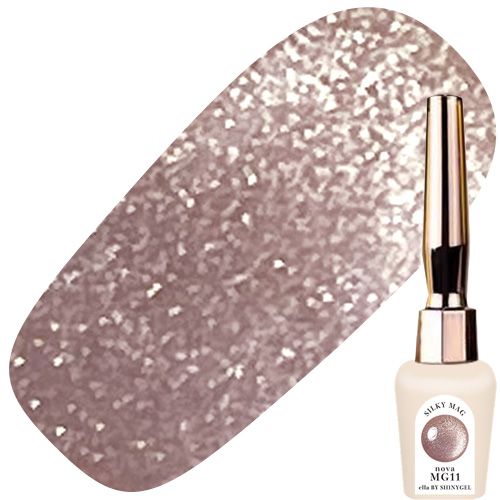【nova/シルキーマグコレクション】カラージェル5g MG11 くすみベージュ