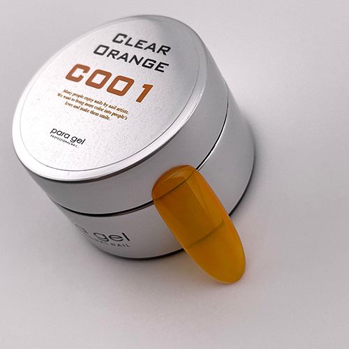 カラージェル4g C001 クリアオレンジ【お取り寄せ】【ゆうパケット】
