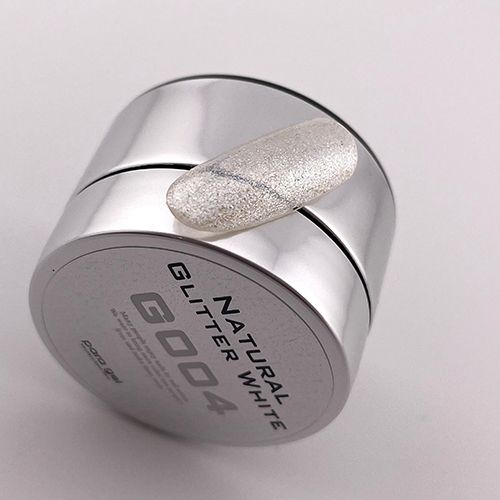 カラージェル4g G004 ナチュラルグリッターホワイト【お取り寄せ】【ゆうパケット】