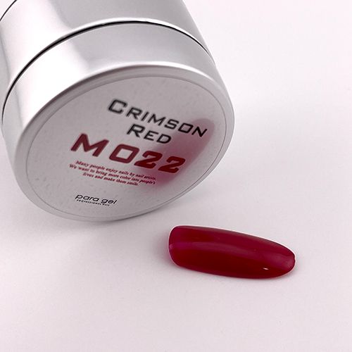 【CAPLUS NAIL】カラージェル4g  M022 クリムゾンレッド【お取り寄せ】【ゆうパケット】