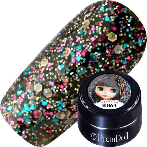 【マラケシュメランジュ】プリムドール3g B64ブラックダイヤ【ゆうパケット】