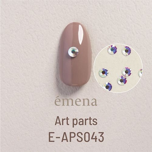 アートパーツ プレシオサ オーロラSS12 フラットバックラインストーン(45個)【ゆうパケット】