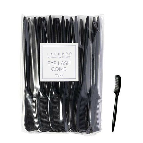使い捨てアイラッシュコーム(ブラック)20本【お取り寄せ】【ゆうパケット】
