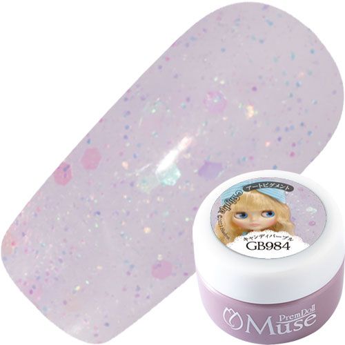 【ハローアゲイン ジュニームニーキューティー】プリムドールミューズ3g GB984 キャンディパープル【お取り寄せ】【ゆうパケット】