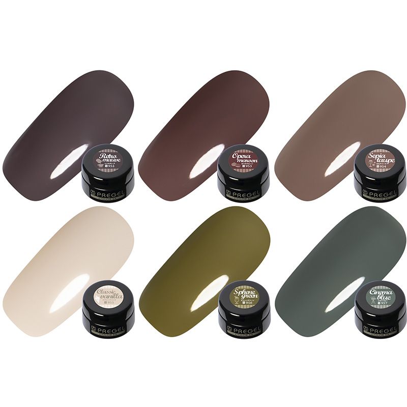 【ノスタルジーシリーズ】カラーEX3g×6色セット