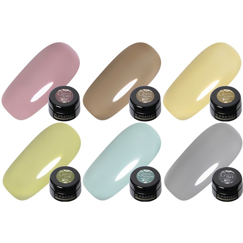 【ステンドグラスシリーズ】カラーEX3g×6色セット