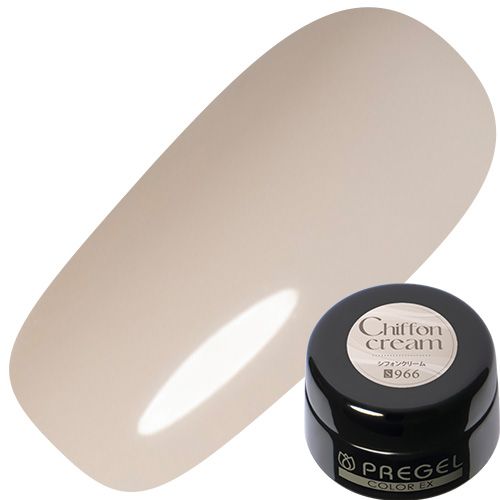 【シルクシフォンシリーズ】カラーEX3g 966シフォンクリーム【ゆうパケット】