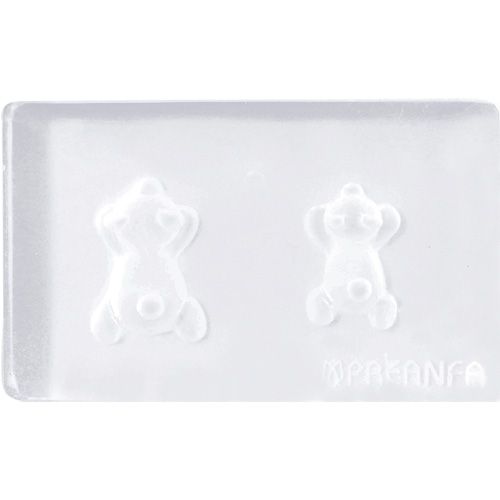 【なかやまちえこコラボ】シリコンモールド002 うつぶせくま【お取り寄せ】【ゆうパケット】