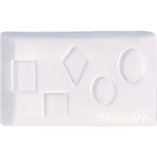 【Anコラボ】シリコンモールド008 Carre et ellipse(カレ テ エリプス/四角形と楕円)【お取り寄せ】【ゆうパケット】