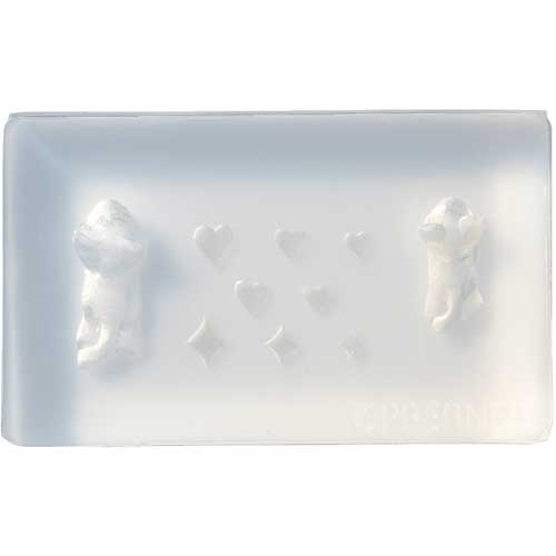 【なかやまちえこコラボ】シリコンモールド009 寝そべりねこ【お取り寄せ】【ゆうパケット】