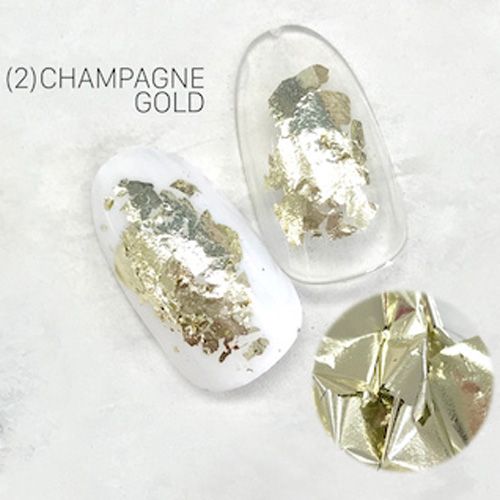 金箔・銀箔・ナゲット2 シャンパンゴールド【お取り寄せ】【ゆうパケット】