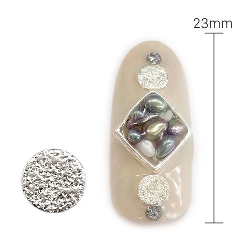 グリッターラウンドL SILVER【お取り寄せ】【ゆうパケット】