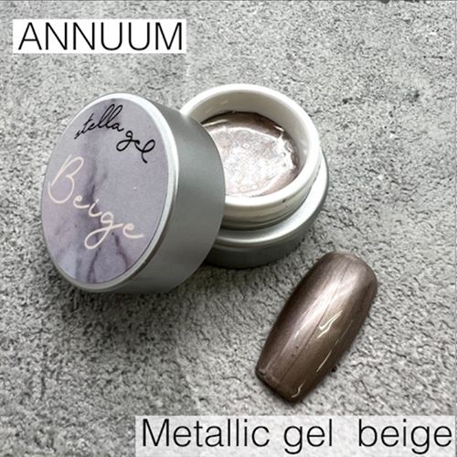 メタリックジェル3g ベージュ【お取り寄せ】【ゆうパケット】