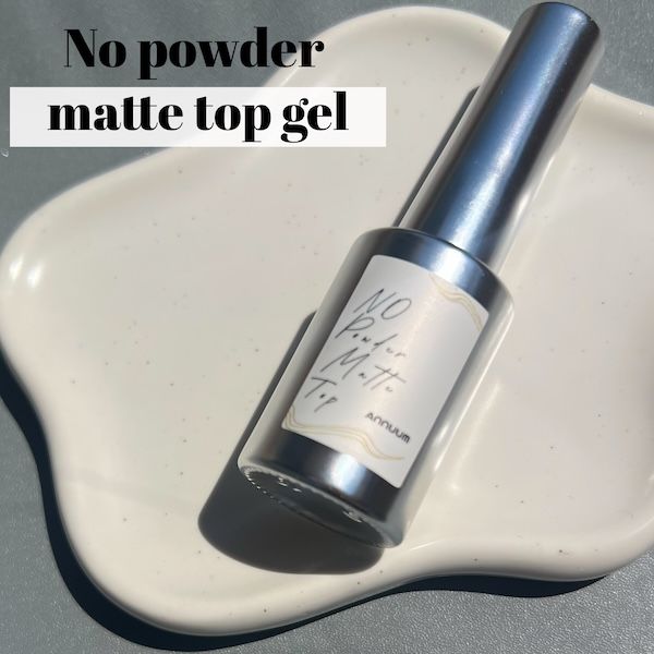 No powder matte top gel