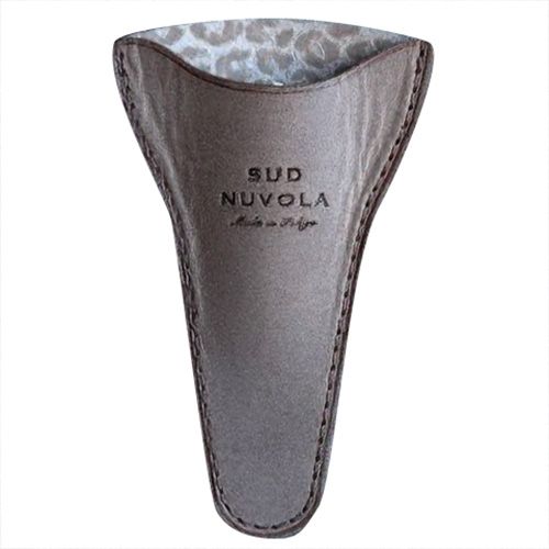 本革ニッパーケース COCONA(ミルクココア×レオパード)【ゆうパケット】