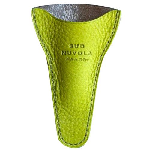 本革ニッパーケース JUN(ピスタチオ型押し×シルバー)【ゆうパケット】