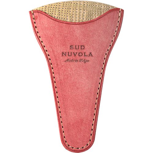 本革ニッパーケース YUUHA(アンティークピンク×ゴールドメッシュ)