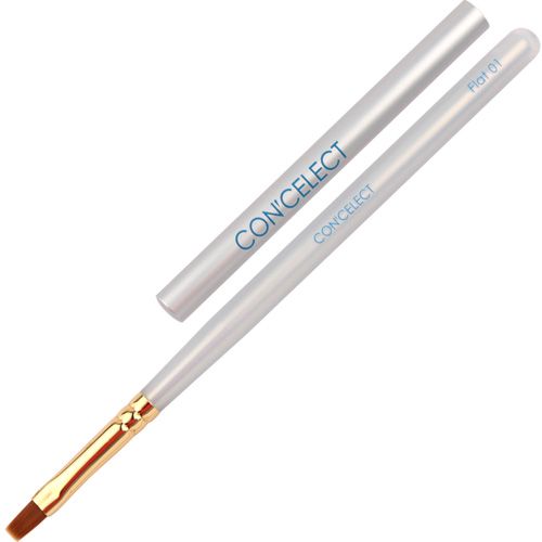 シリコングリップ ネイルブラシ フラット01(キャップ付)【ゆうパケット】