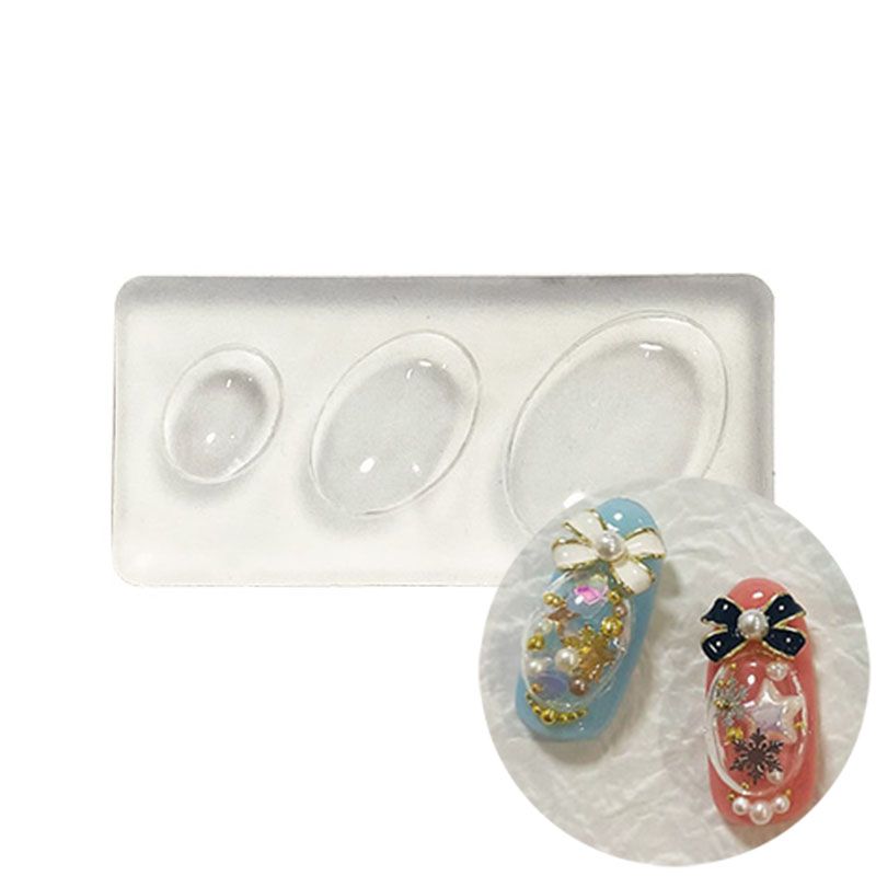 オーバルパーツ3種 モールド【お取り寄せ】【ゆうパケット】