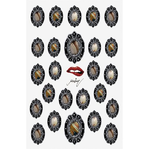 【Kirally/Maineeプロデュース】ブローチオーバル ベージュシルバー【お取り寄せ】【ゆうパケット】