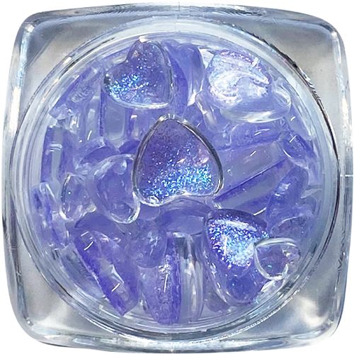 [欠品]オーロララメインパーツ ハートアラカルトケース入 パープル【お取り寄せ】【ゆうパケット】