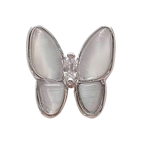 バタフライ シャイニーシルバー2個【ゆうパケット】