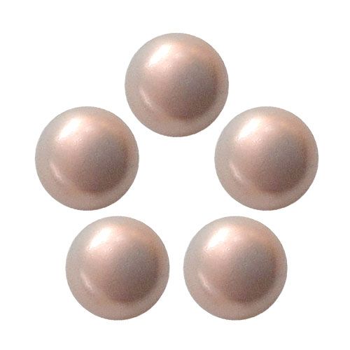 マットパール クォーターカット6mm(5個) オーロラピンクパープル【お取り寄せ】【ゆうパケット】