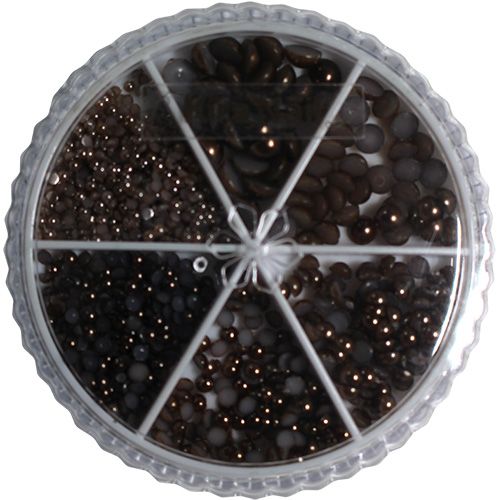 パールセット ハーフラウンド(6サイズ) ダークゴールド【お取り寄せ】【ゆうパケット】