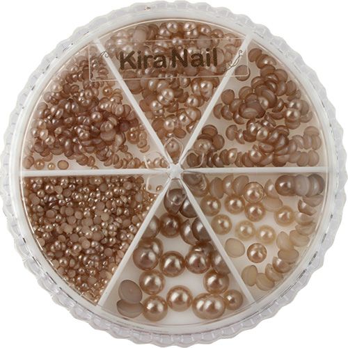 パールセット ハーフラウンド(6サイズ) ホワイトゴールド【ゆうパケット】