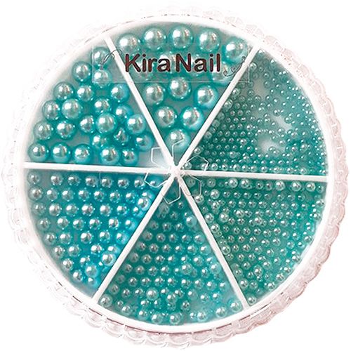 パールセット ラウンド(6サイズ) ミントブルー【お取り寄せ】【ゆうパケット】