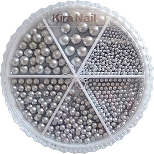 パールセット ラウンド(6サイズ) シルバー【ゆうパケット】