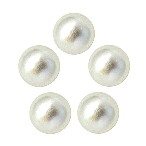 つやパール クォーターカット6mm(10個) オフホワイト【お取り寄せ】【ゆうパケット】