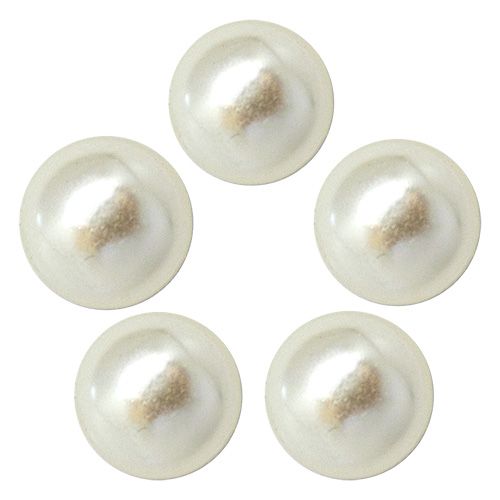 つやパール クォーターカット8mm(10個) オフホワイト【ゆうパケット】