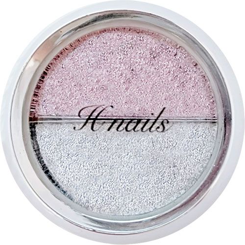 Galaxy Twins Compact No.4 ピンク×シルバー(チップ付き)【お取り寄せ】【ゆうパケット】