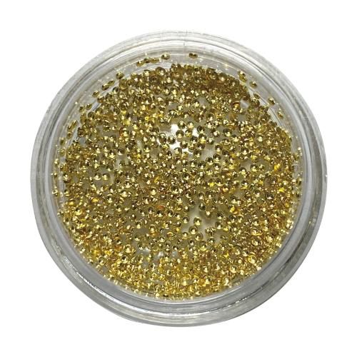 半球型くりぬきスタッズ 0.8mm ゴールド1000個【ゆうパケット】